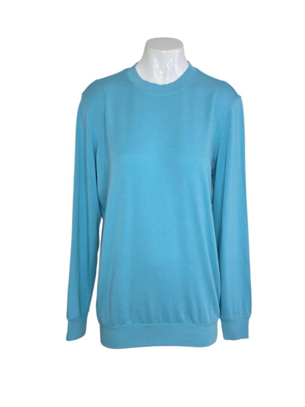 Kit and Ace Long Sleeve Crew Neck Shirt, Modal, Acrylic, Wool, Blend, Size XS